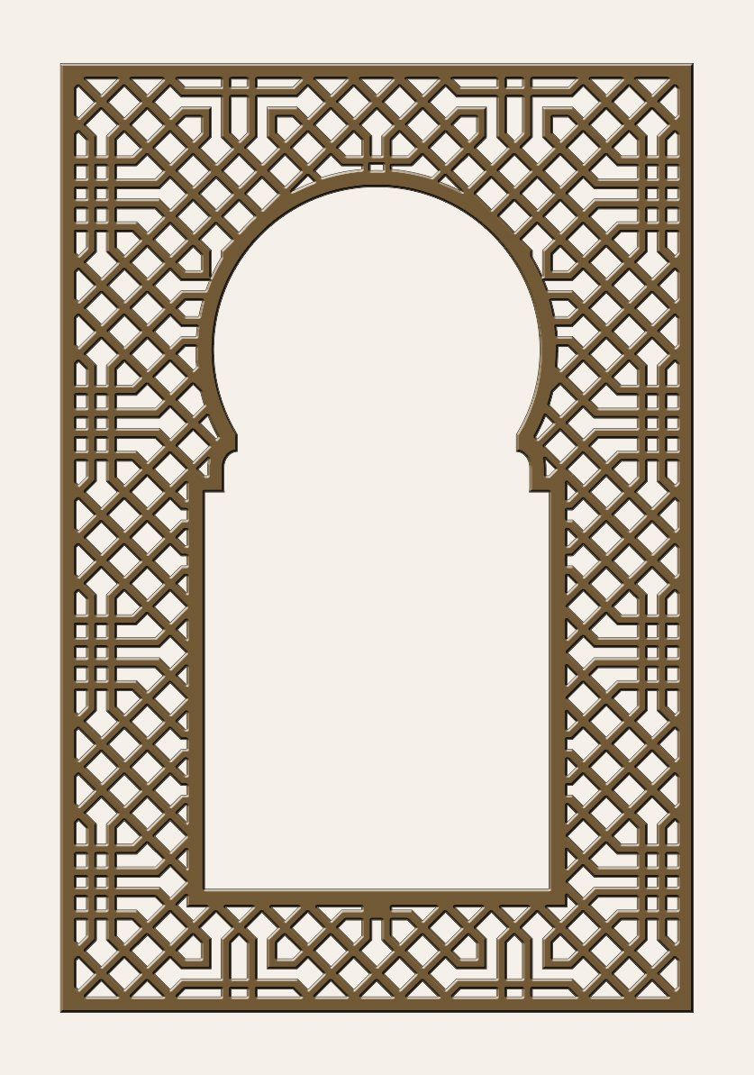 ventana con arco arabesco