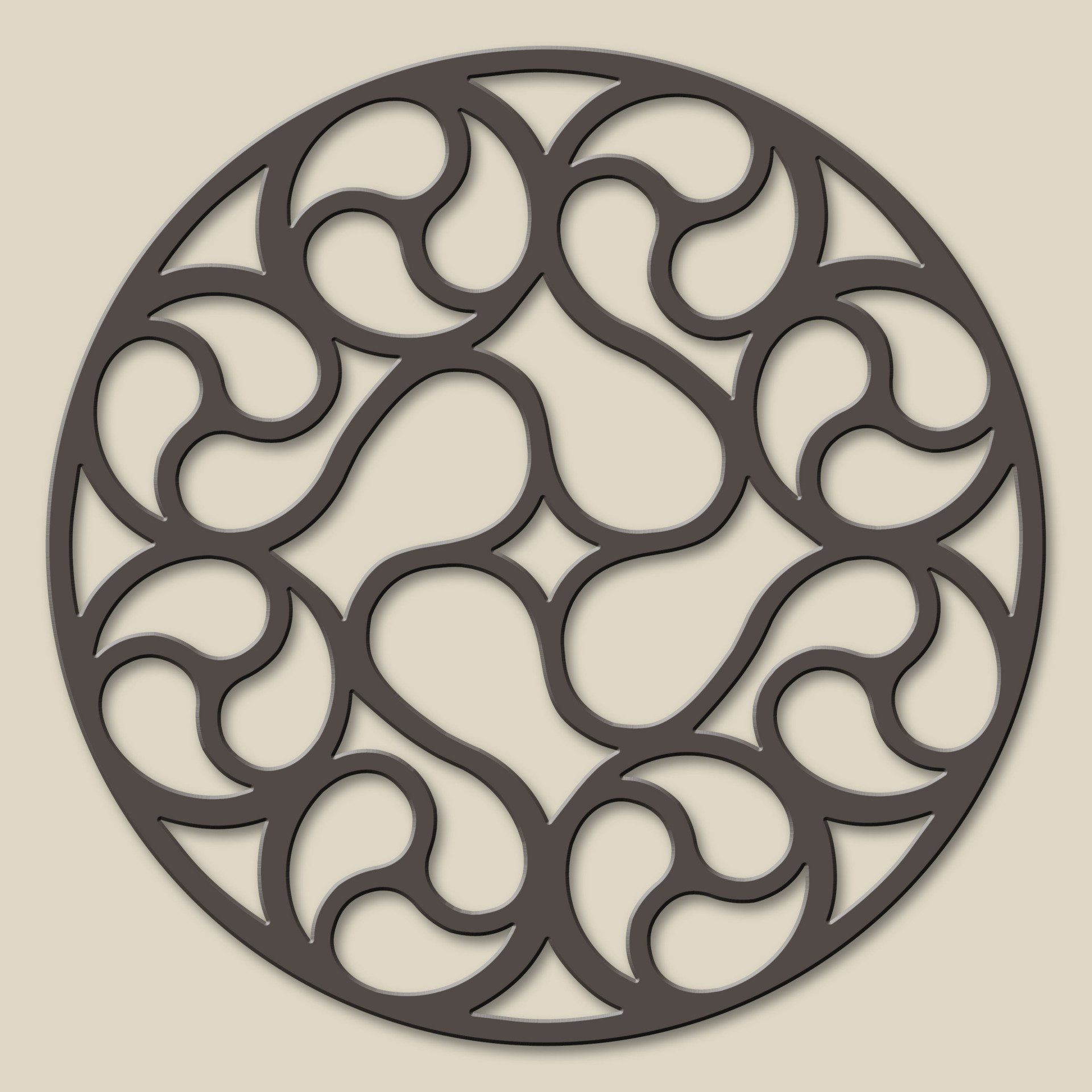 panel circular decoracion