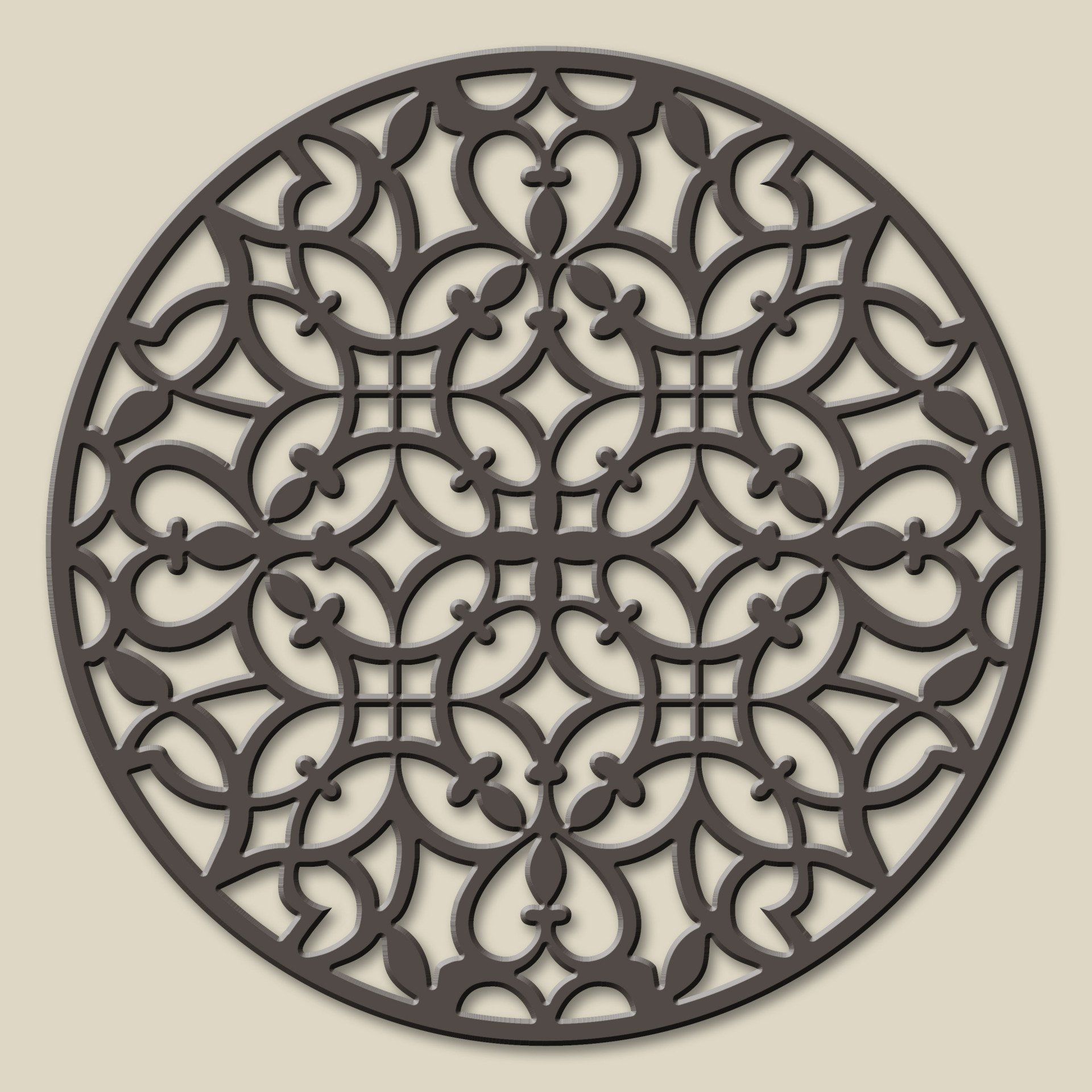 panel decorativo circular