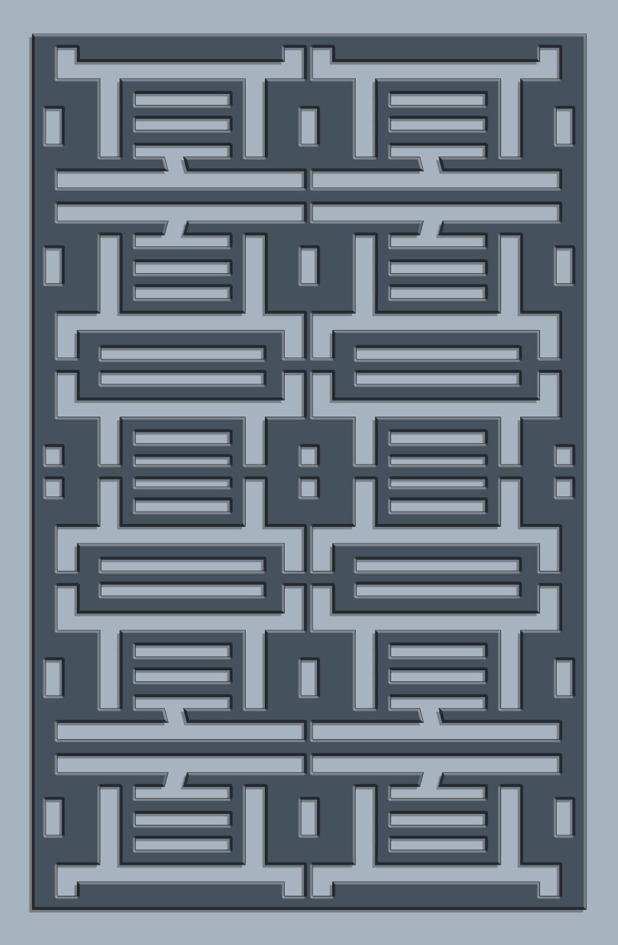paneles y separadores modernos de celosías