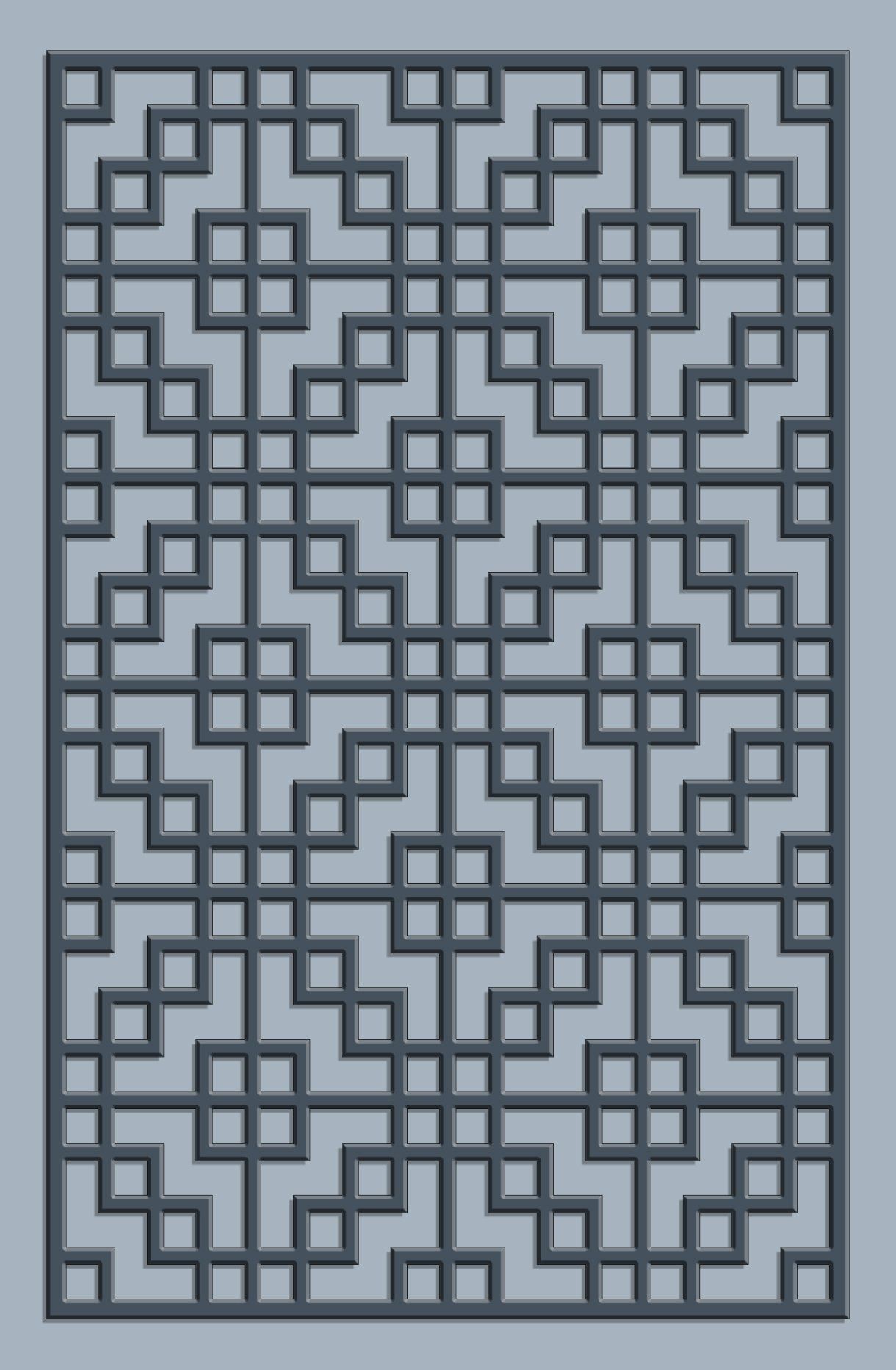 celosia y panel separador moderno