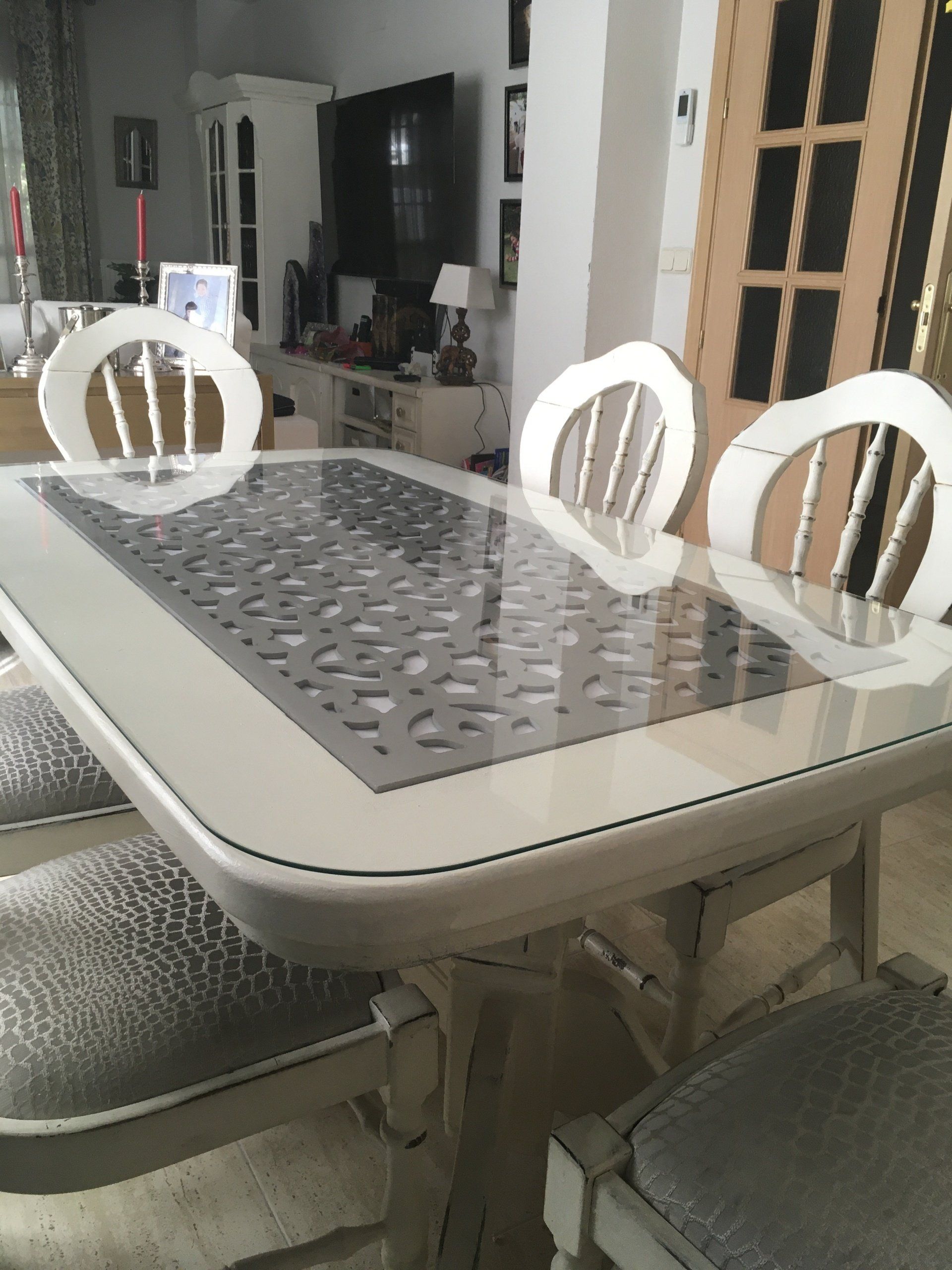 mesa celosias decorativas muebles