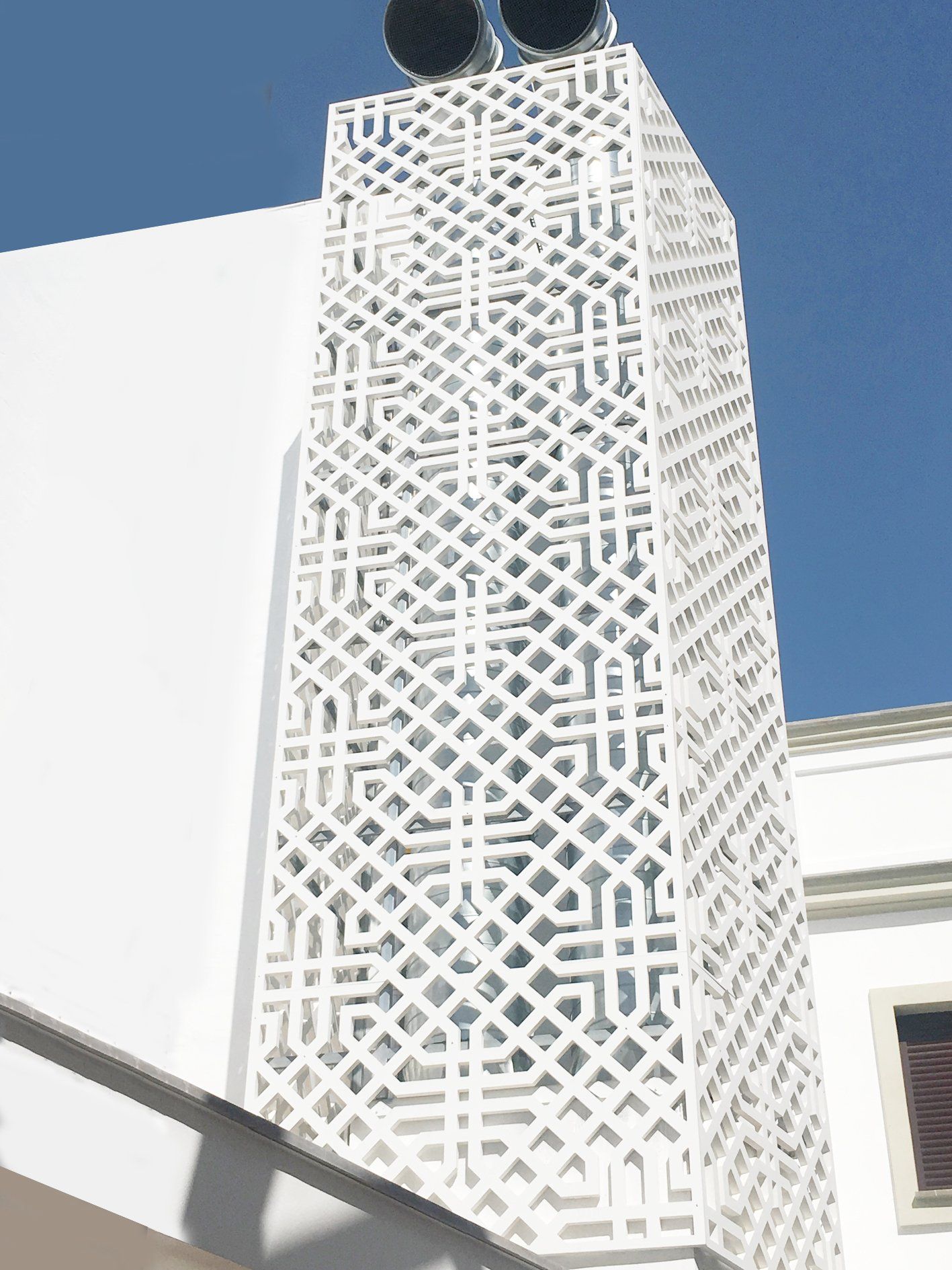 paneles fachadas celosias pvc