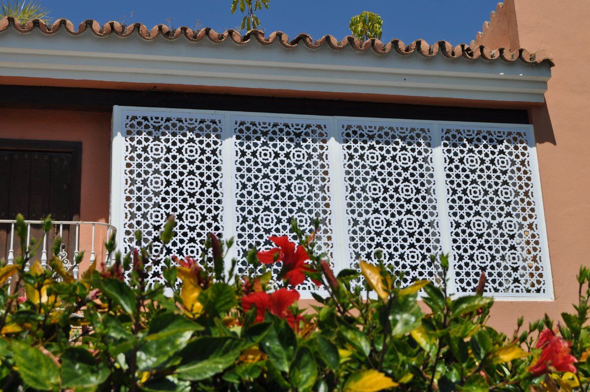 paneles decoracion  celosias aluminio