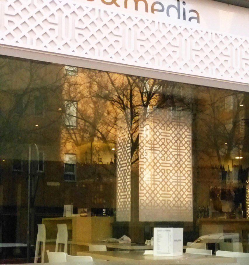 paneles decoracion celosias iluminadas restaurantes