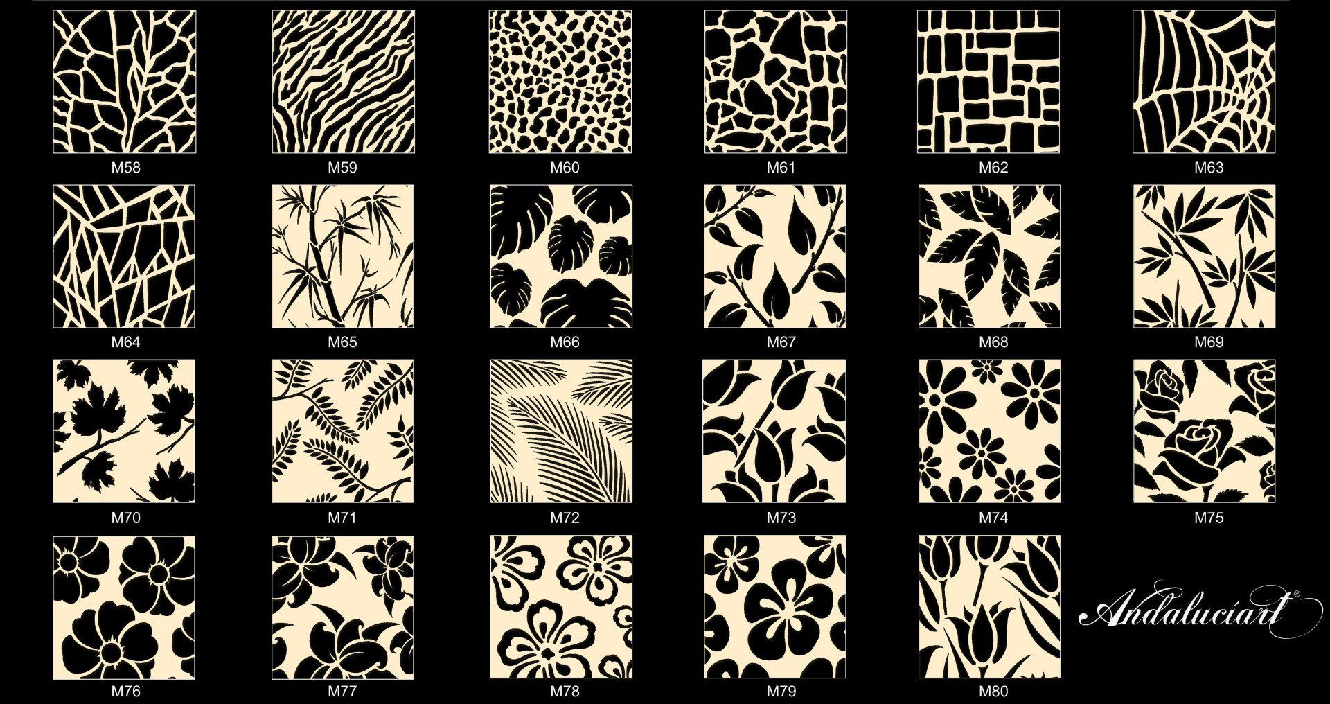 catálogo modelos celosías natura organicas