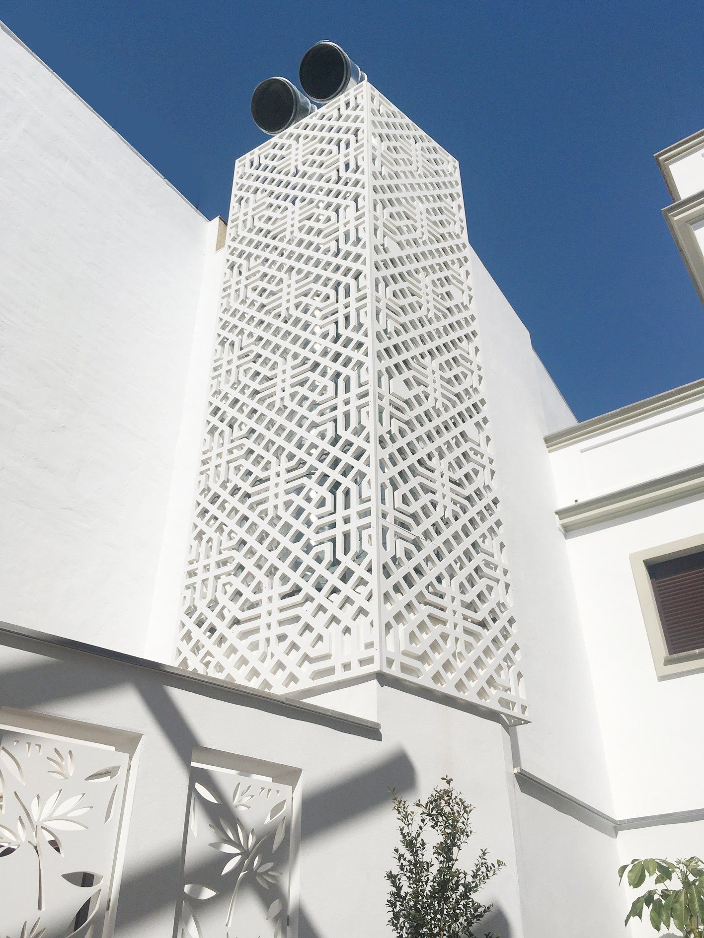 celosias decorativas pvc exterior fachadas