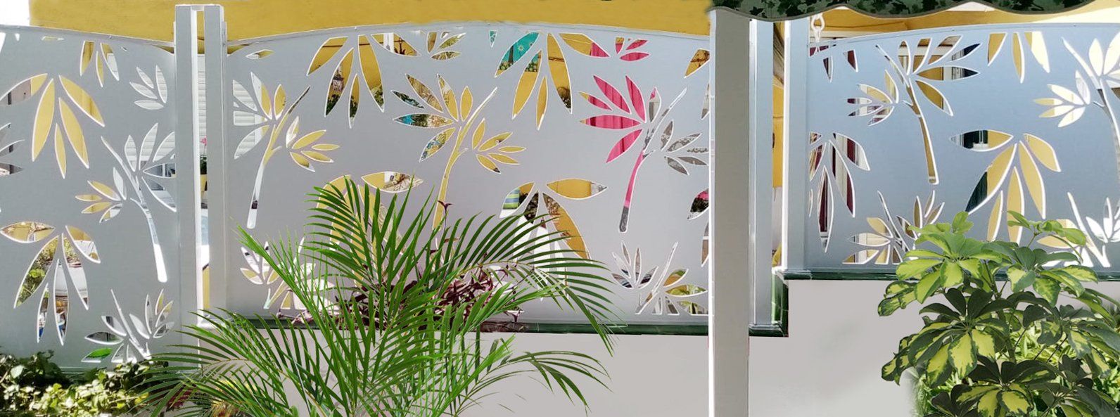 celosias decorativas pvc terrazas