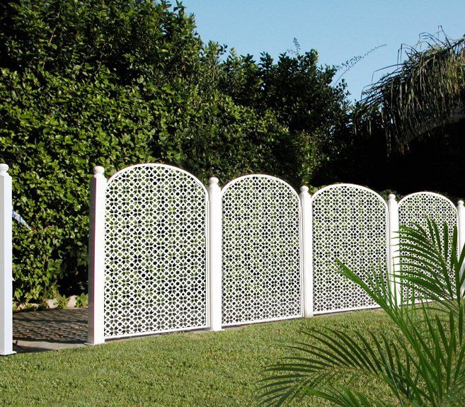 vallas jardin celosias pvc