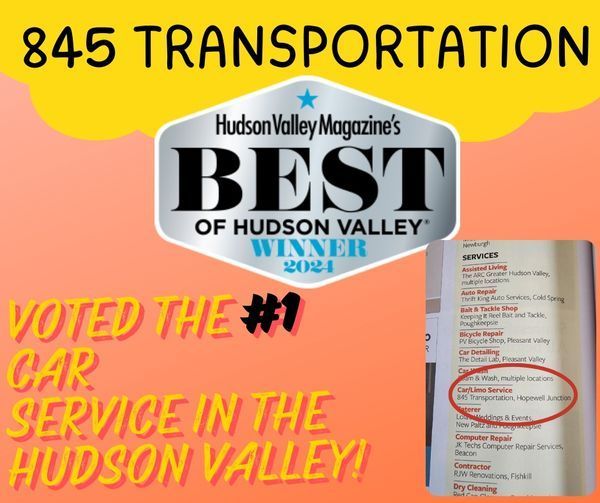 2024-The Best of the Hudson Valley Winner
845 Transportation