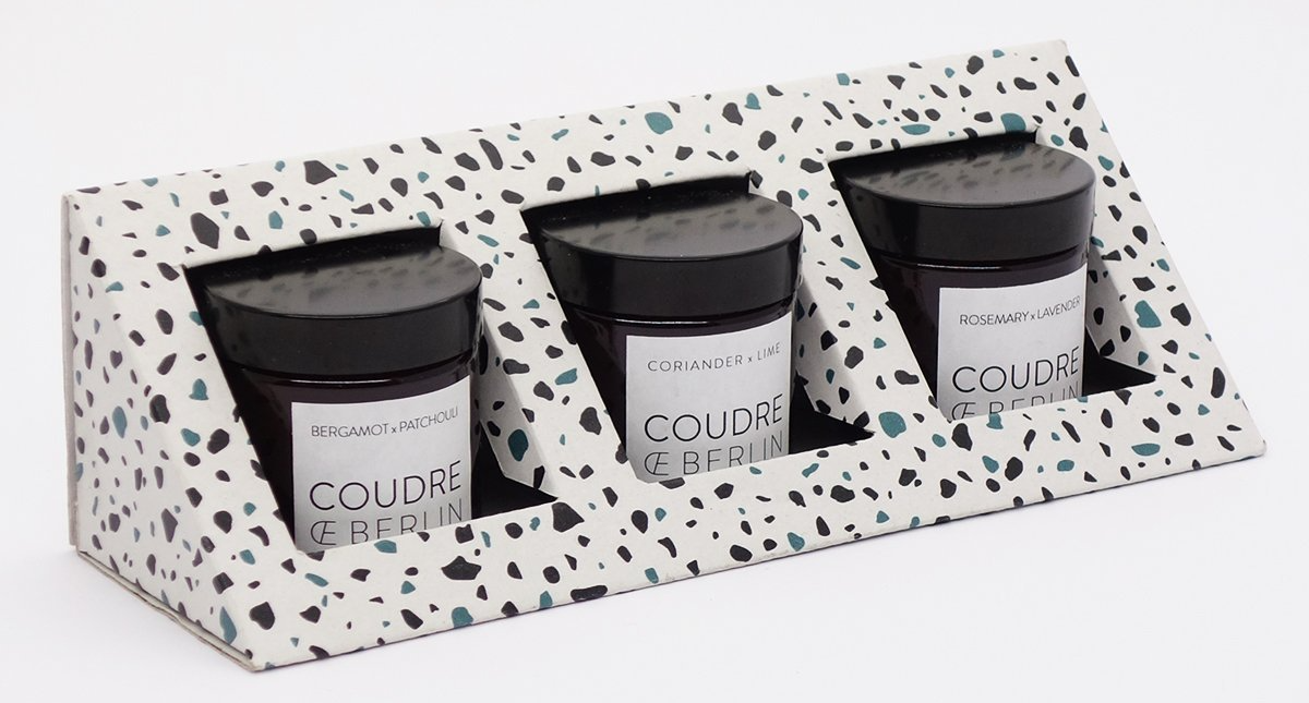 Duftkerzen 3er Geschenkset von Coudre Berlin