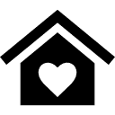 Icon: Haus mit Herz