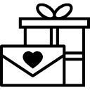 Icon: Geschenk mit Brief
