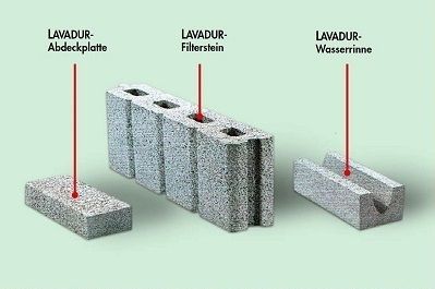 Filtersteine / Drainagesteine