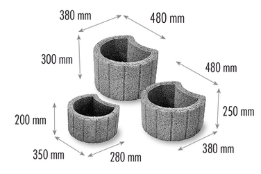 VulkaWall Pflanzringe VulkaWall Pflanzringe
