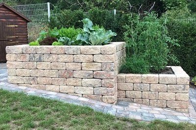 Secco Bruchsteinmauer