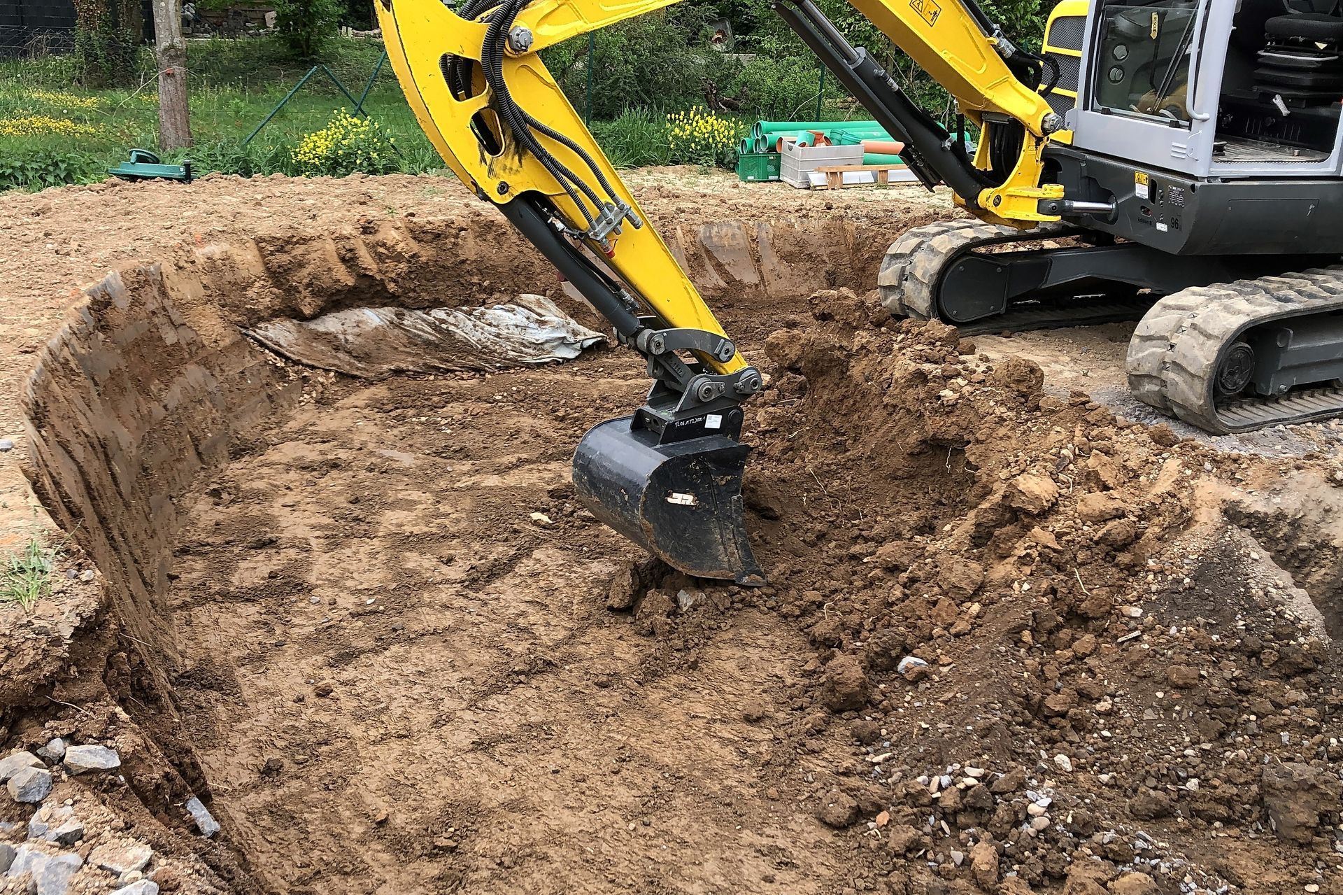 Schalungssteine für Schwimmbadbau/Teichbau