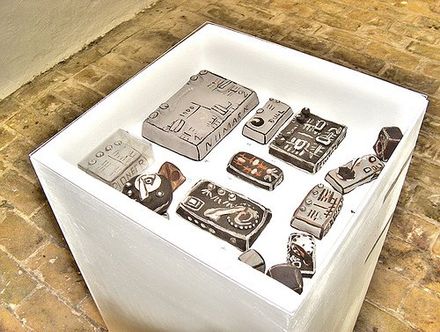 DJ Ceramicos, installation view, Berliner Kunstsalon,2007