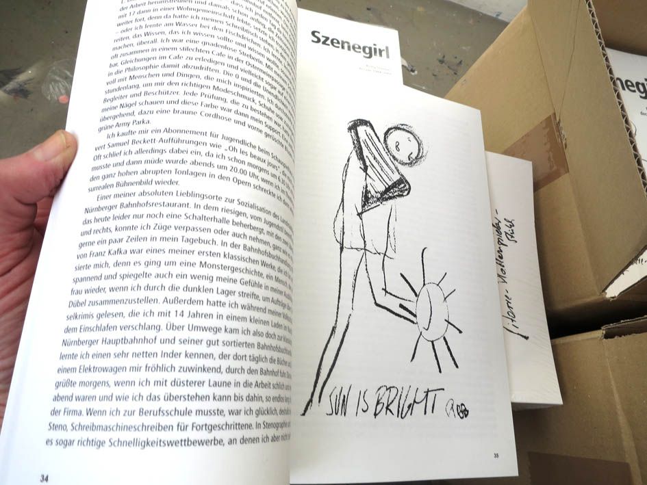 Szenegirl Autobiographie 2. Auflage 300 Exemplare 2022