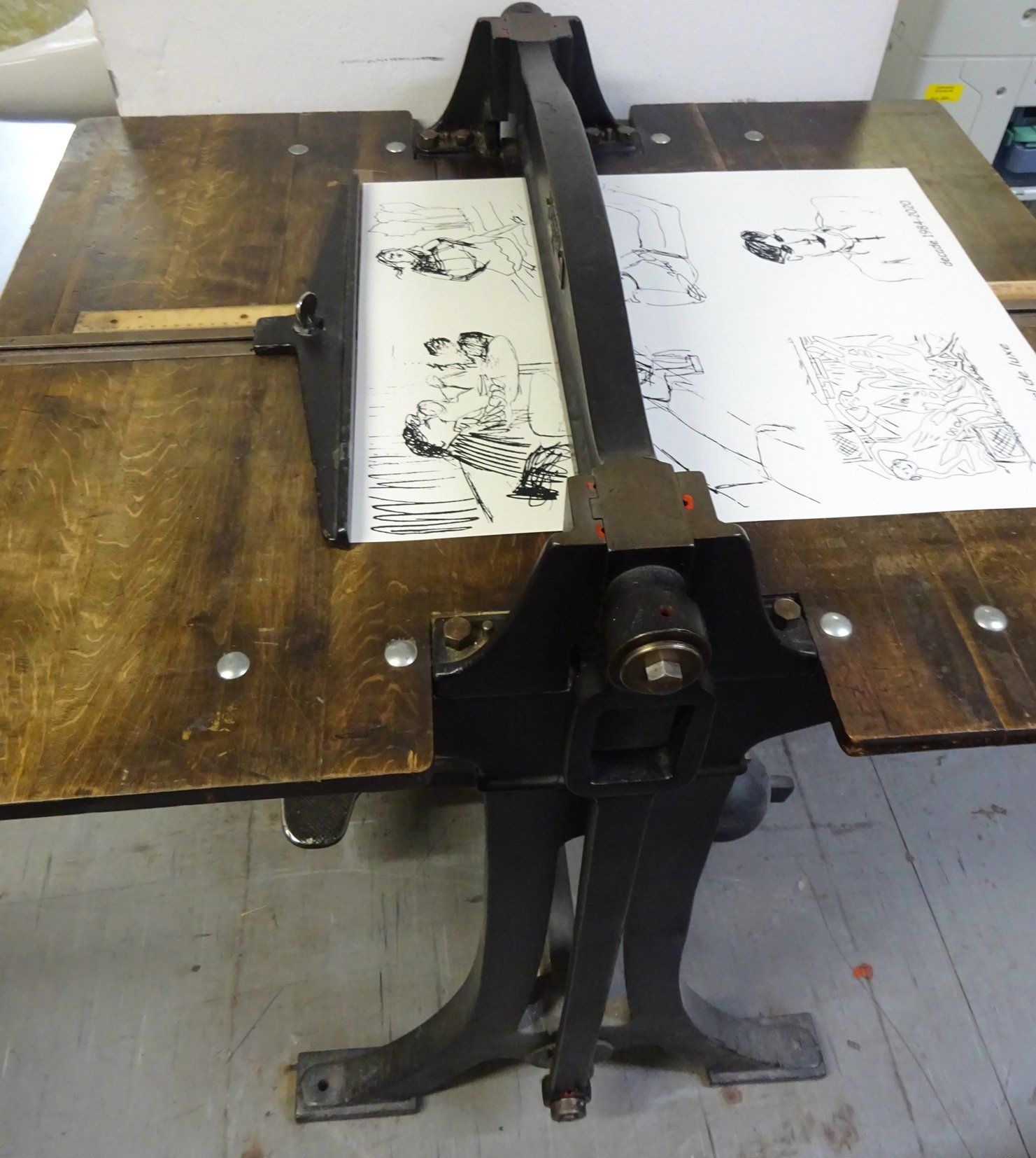 folding machine/Falzmaschine