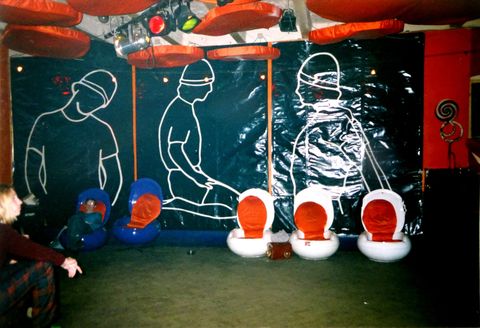 Stretching, Boudoir, 1996, Berlin-Mitte