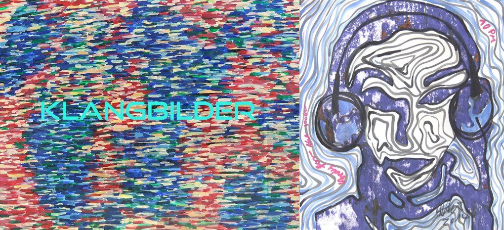 invitation card for Klangbilder, Soloexhibitin, An einem Sonntag im August, Berlin, 2015