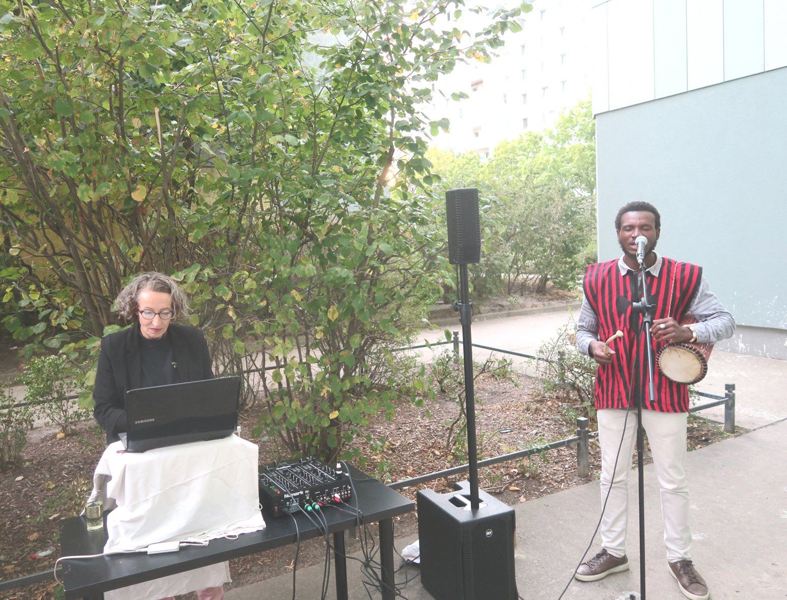 Sound & Word, mit Kwame Aidoo, Sommerkonzerte, Studio im Hochhaus, Berlin, 2018