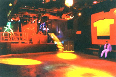 Clubdeco Megashirts & Stretching, SO 36 ,1996, Berlin-Kreuzberg Clubkultur 90er