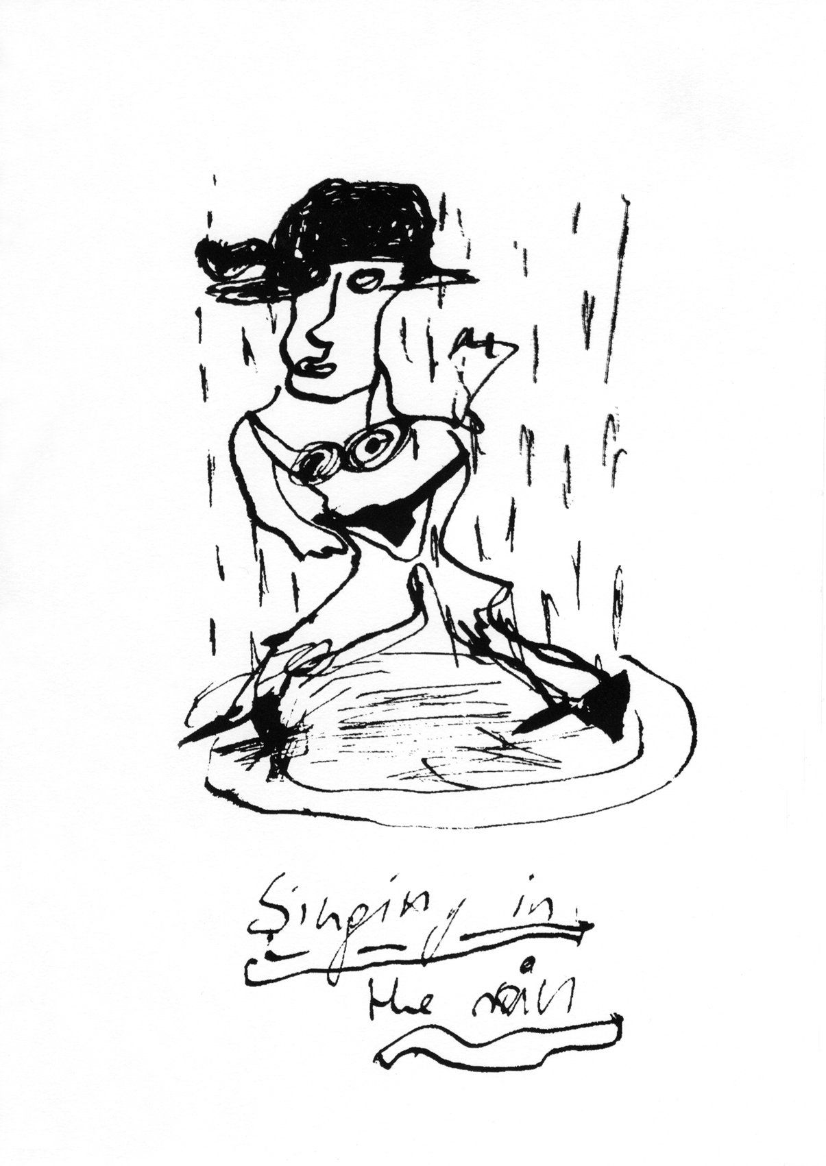 singing in the rain,Silcscreen poster I, sold out