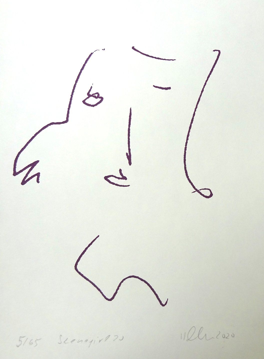 face, edition 65, 2020, 17 x 23 cm