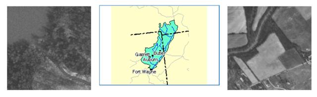 History of Cedar Creek map and images