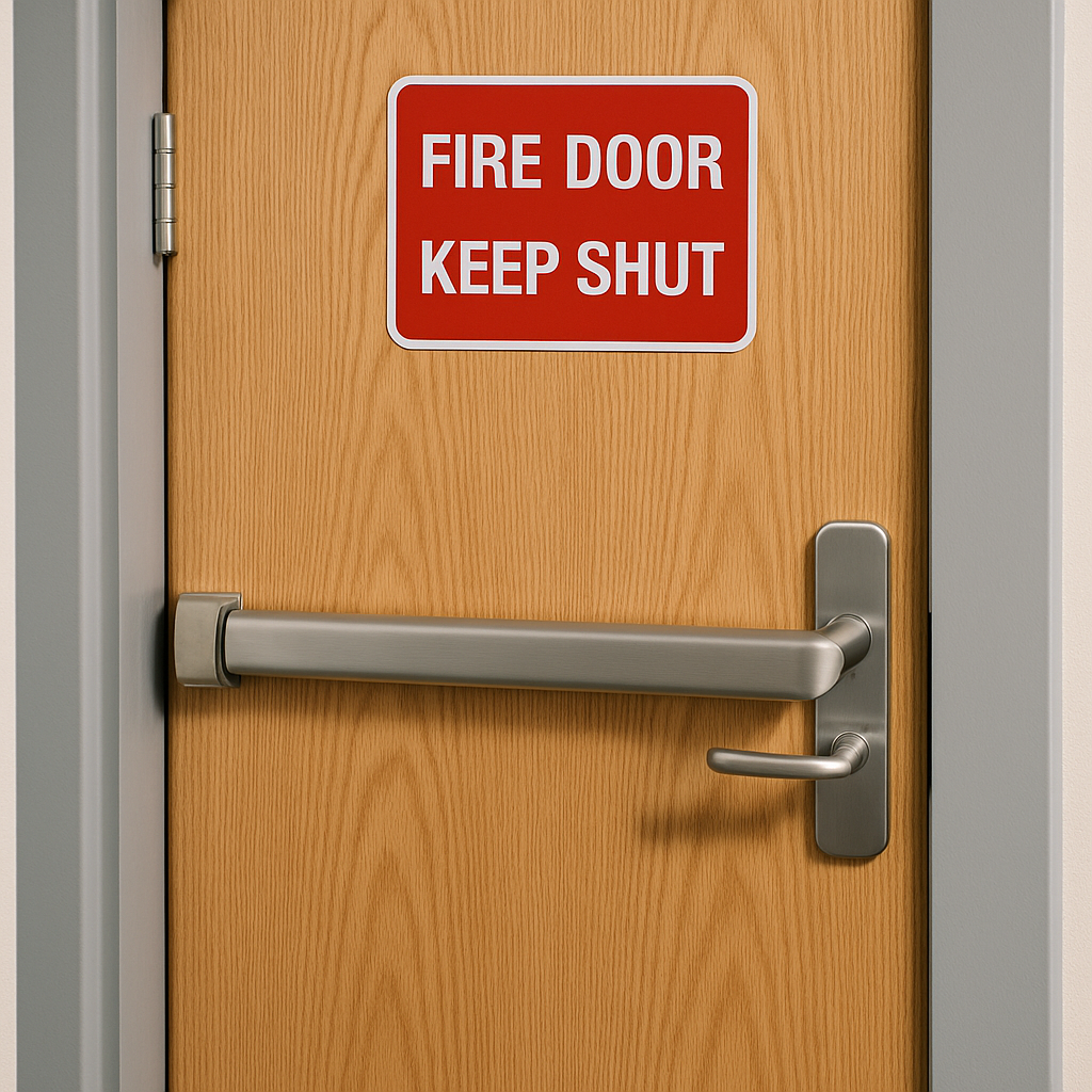 Commercial fire doors