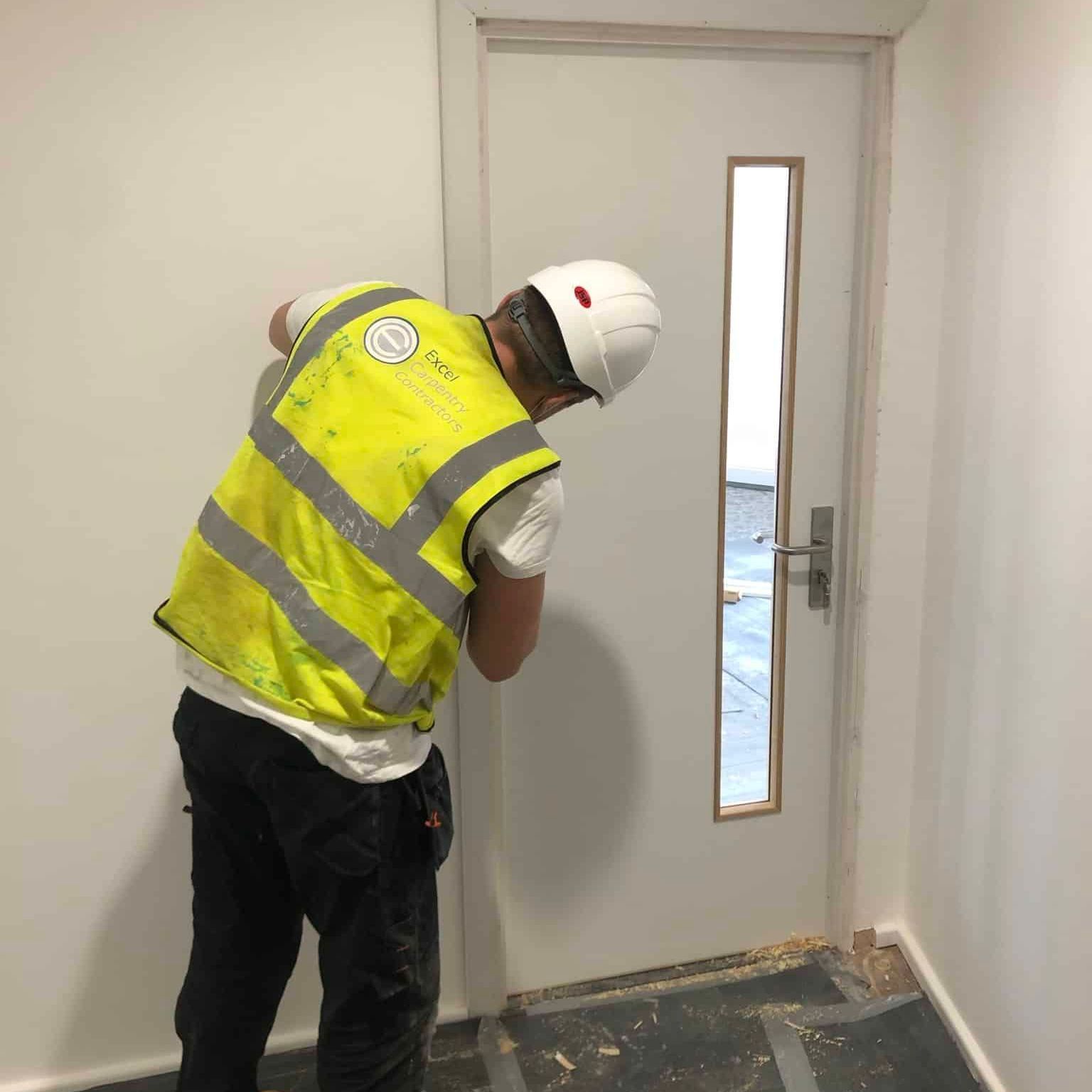 fire door installation for a Torquay workplace