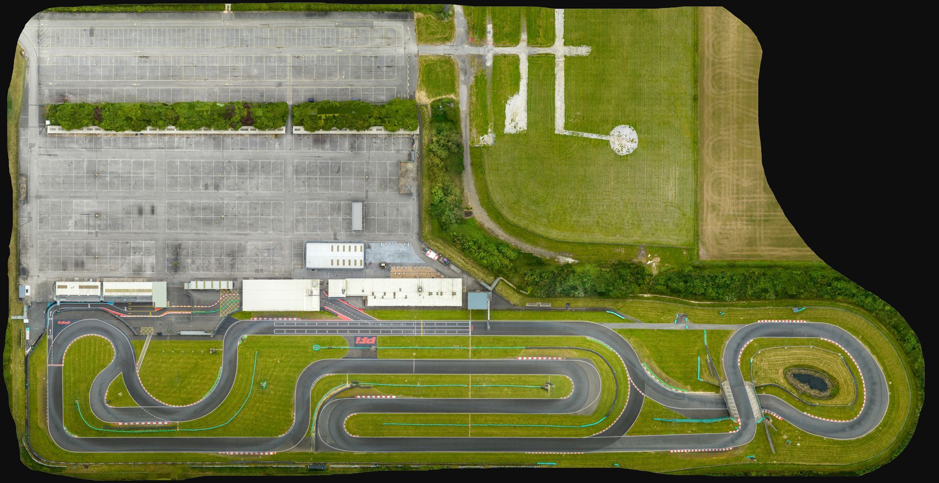 Drone Ortho Photo of Carting Track