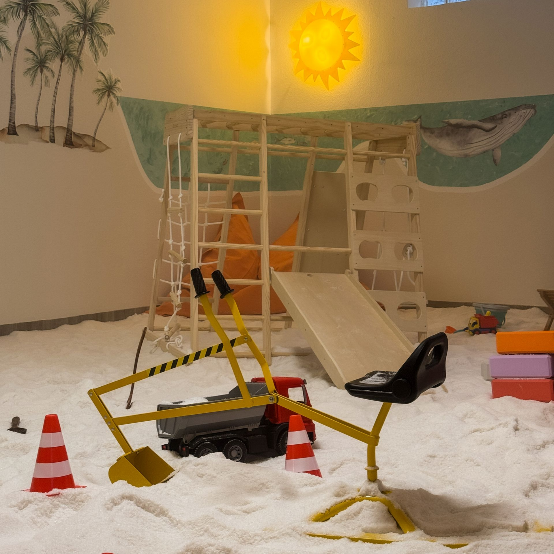 Hamburg entdecken Blick in den Salzraum im Babybeach Hamburg