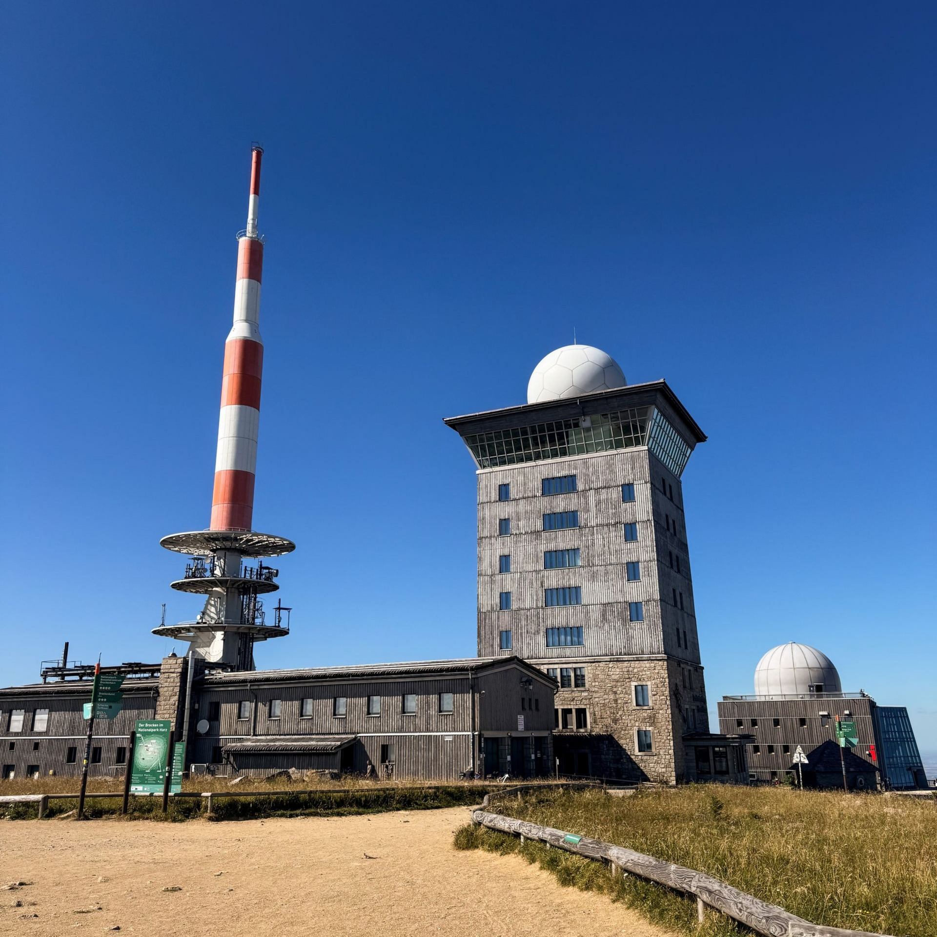 Blick auf das Brockenhaus