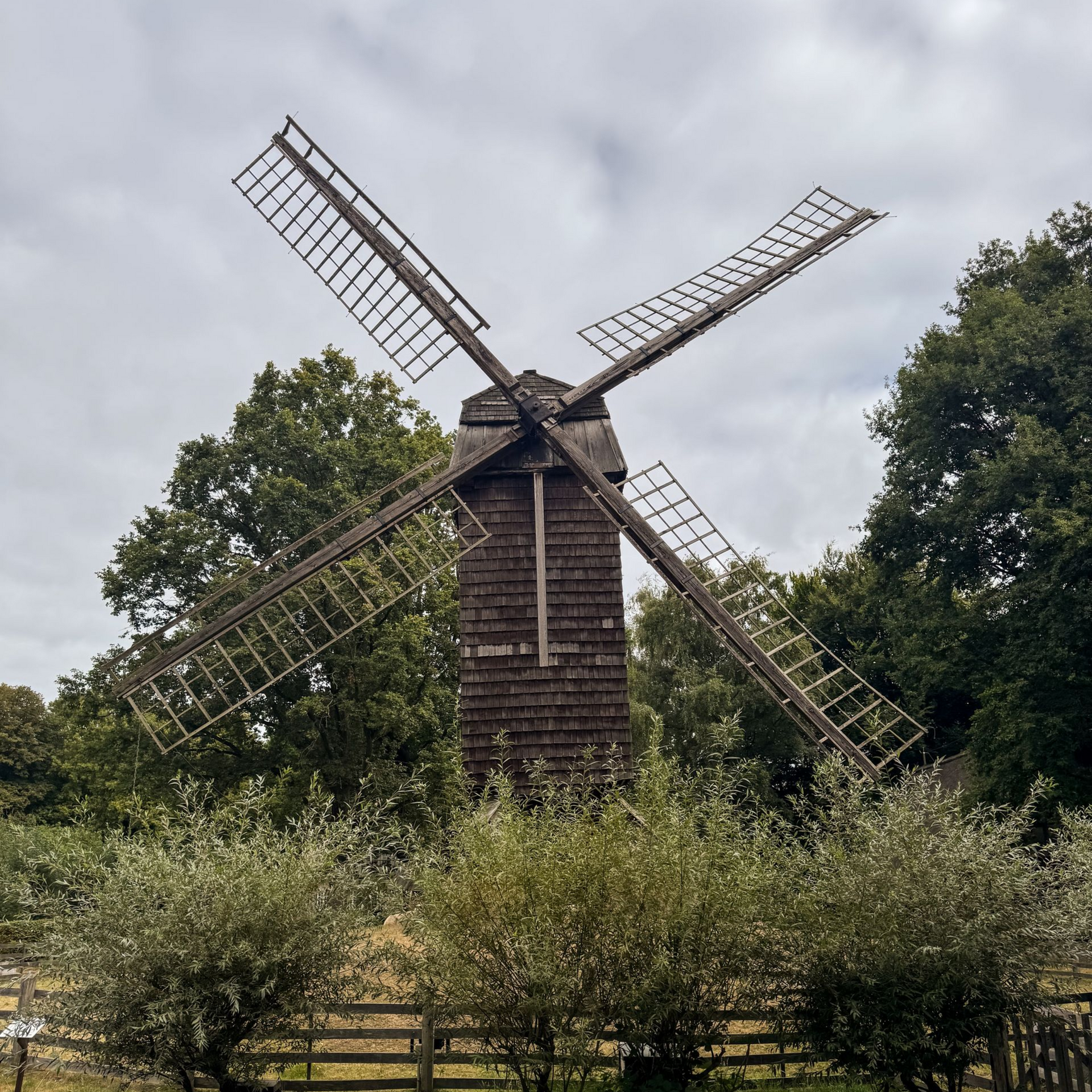 Blick auf die Mühle im Mühlenhof Münster