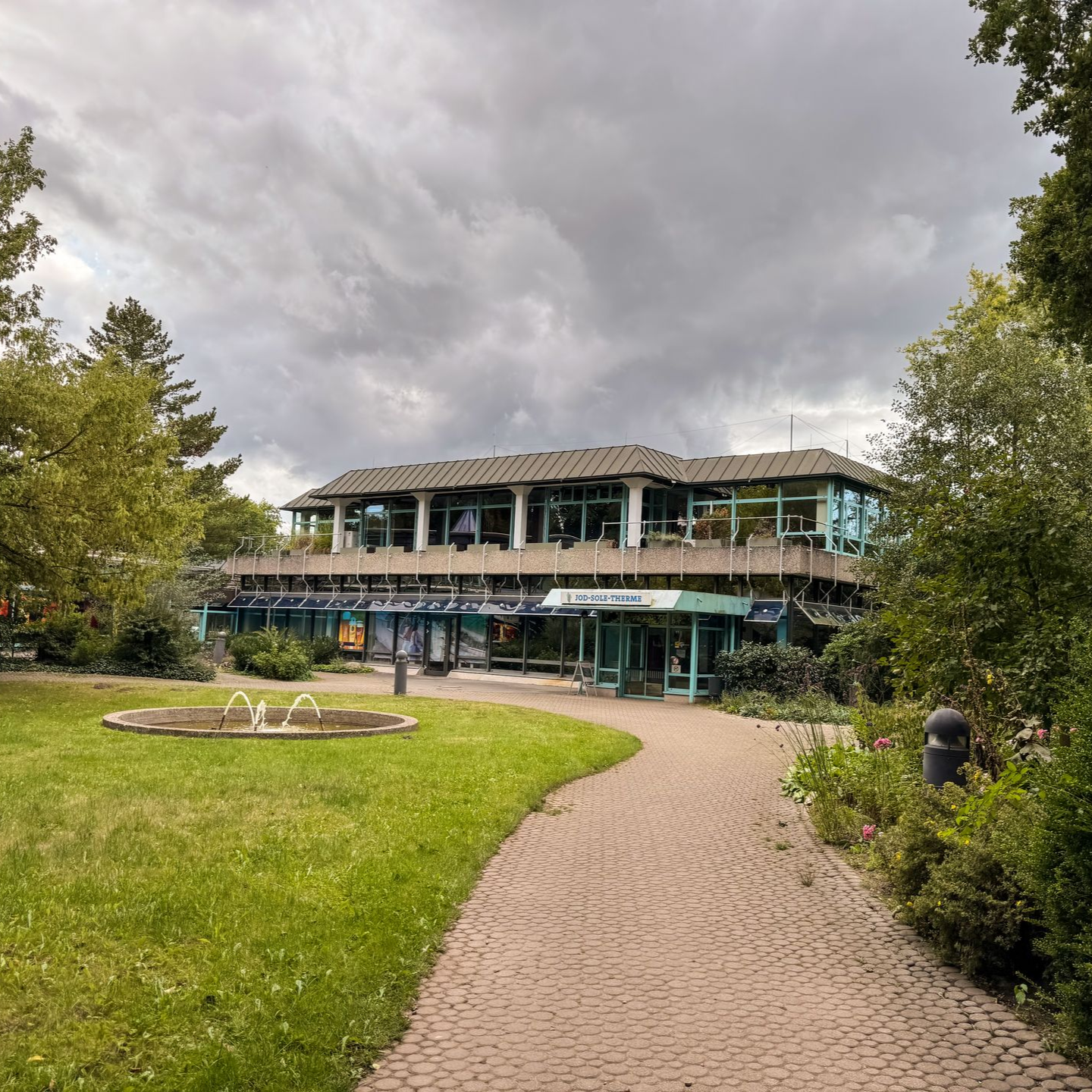 Blick auf die Jod-Sole-Therme