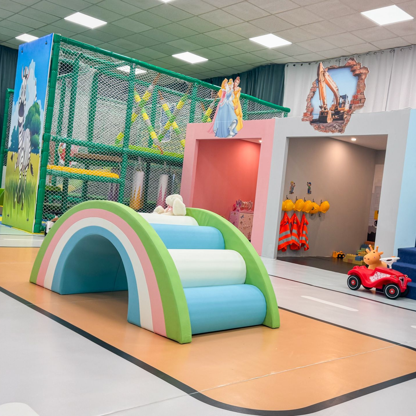 Blick auf den Spielbereich im Tobolino