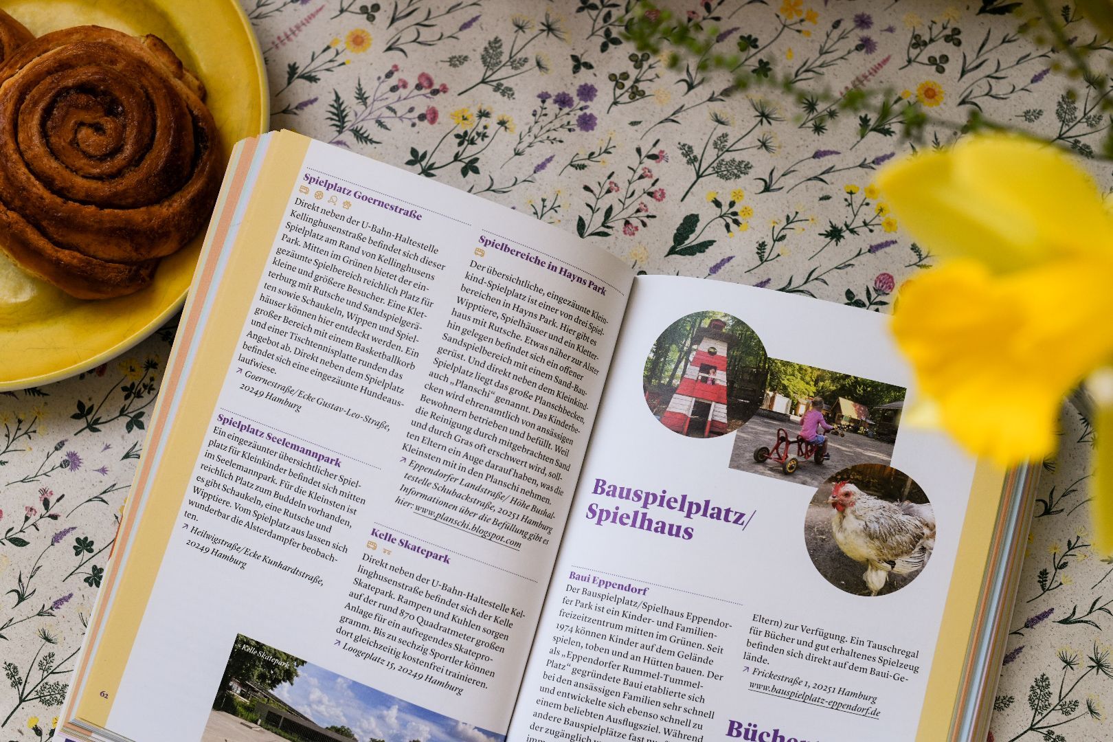 Hamburg Buch Blick in einem Kapitel von Hamburg vor der Haustür