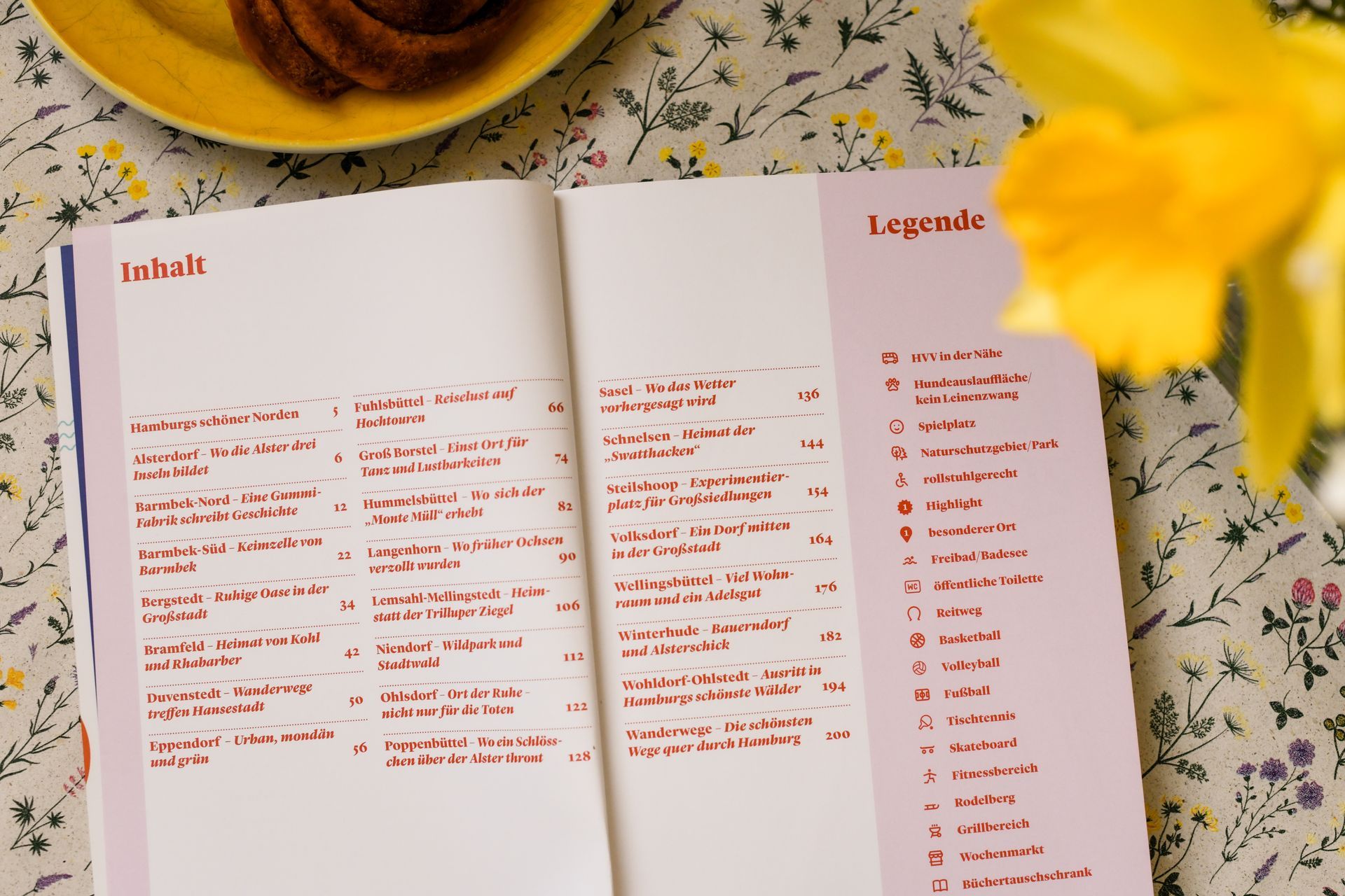 Hamburg Buch Blick in die Inhaltsangabe vom Buch Hamburg vor der Haustür