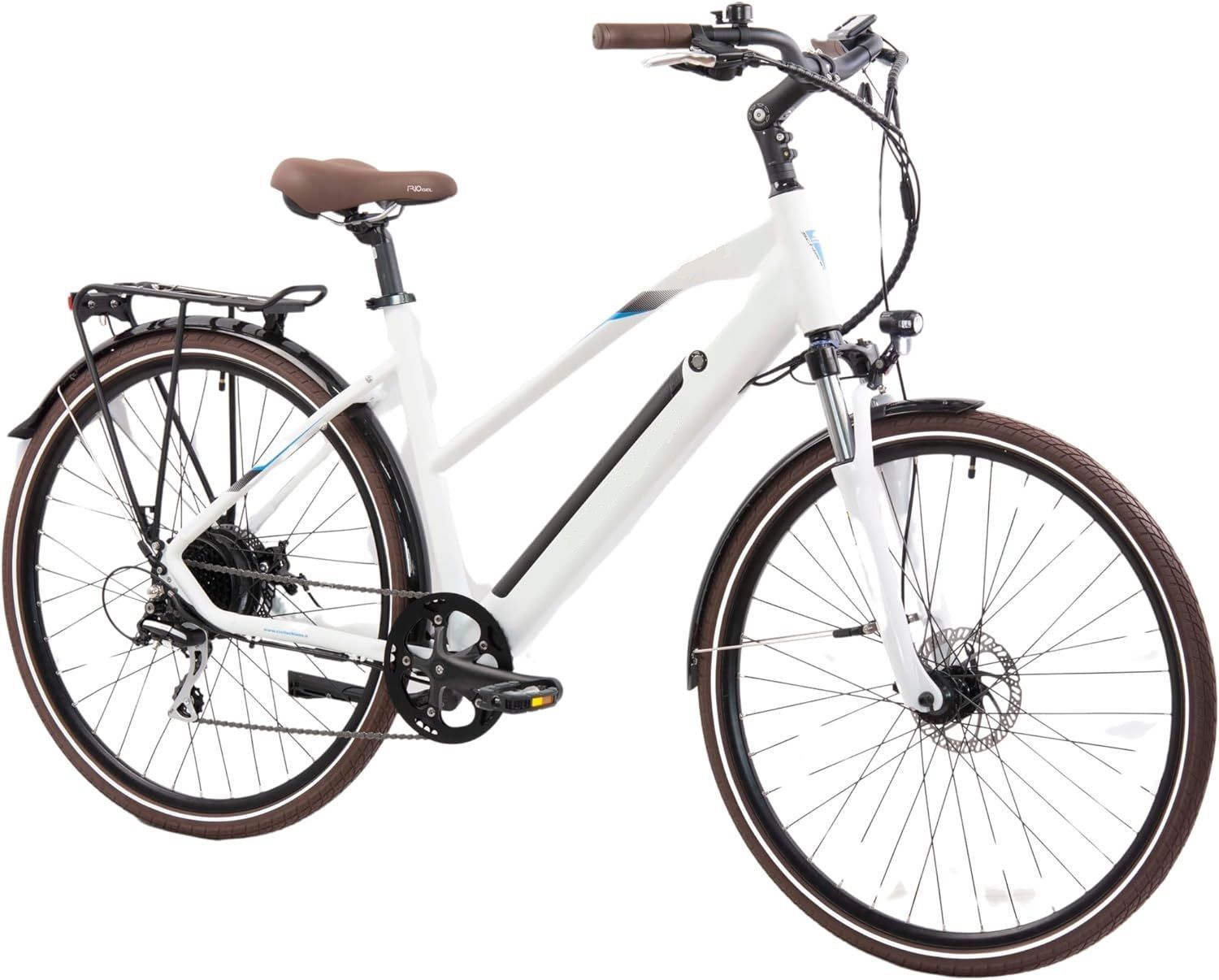 The Allrounder has 8 gears and disc brakes. Das Allrounder hat 8 Gänge und Scheibenbremsen.