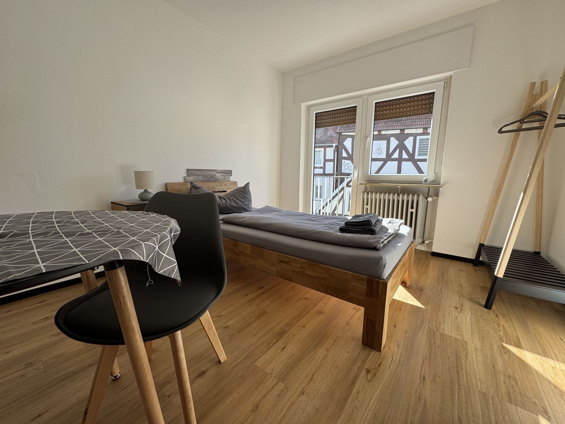 Übernachtungszimmer in der Pension Zur Goldenen Krone