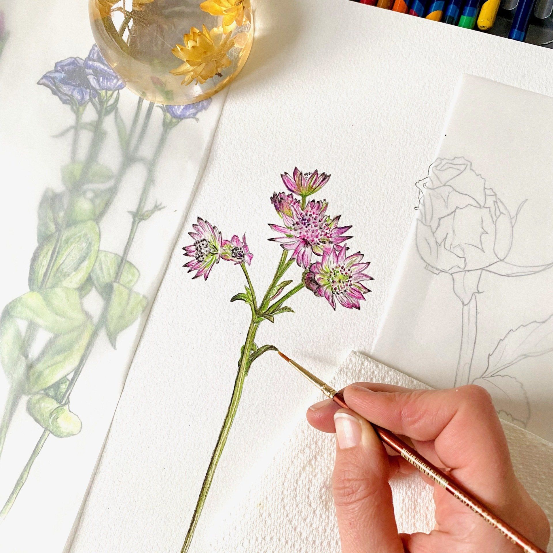 How to Commission your Wedding Flower Art