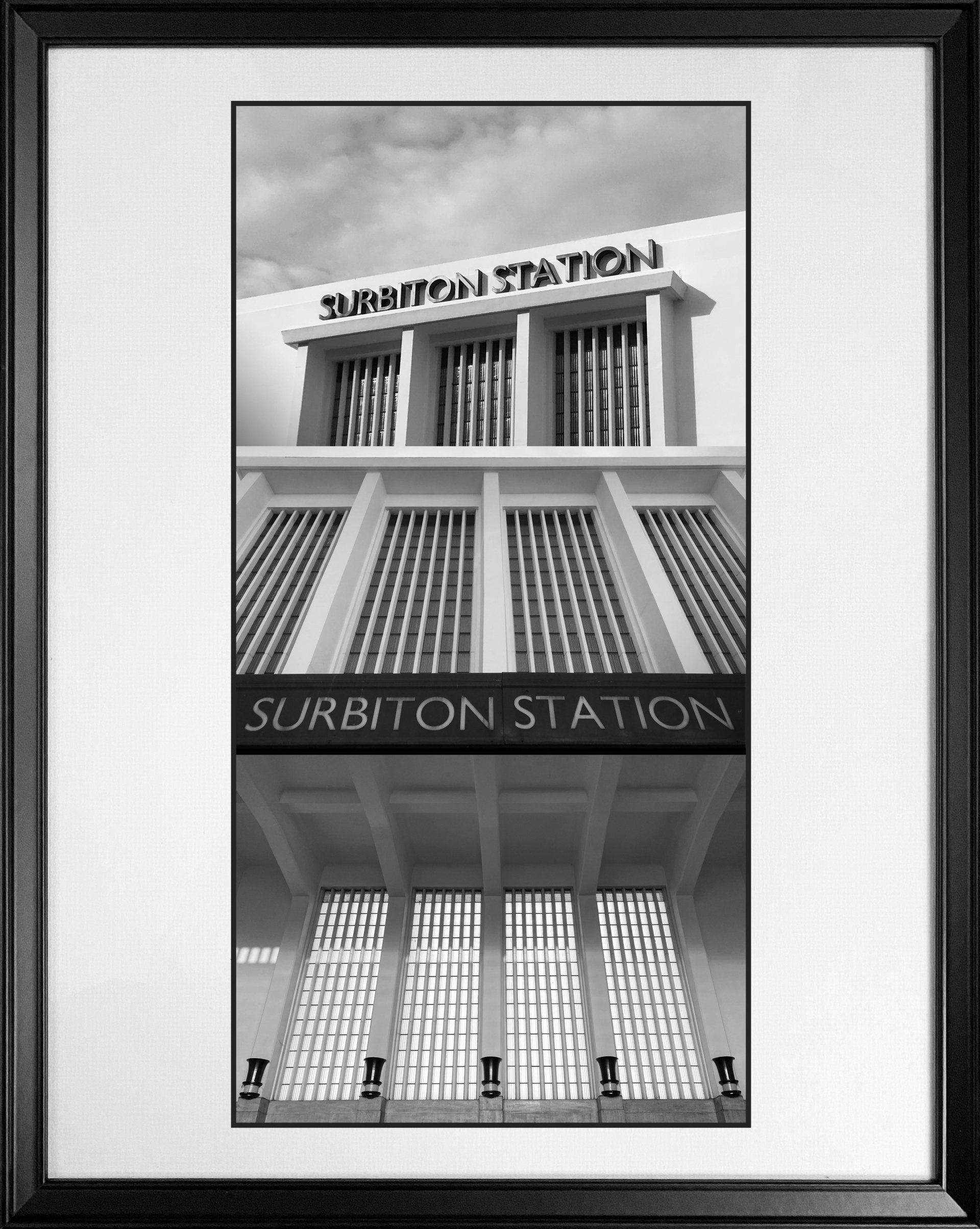 Surbiton art. Original photography of Surbiton Station, Thames Ditton, Hampton Court, Bushy Park, Tolworth, and Kingston upon Thames.