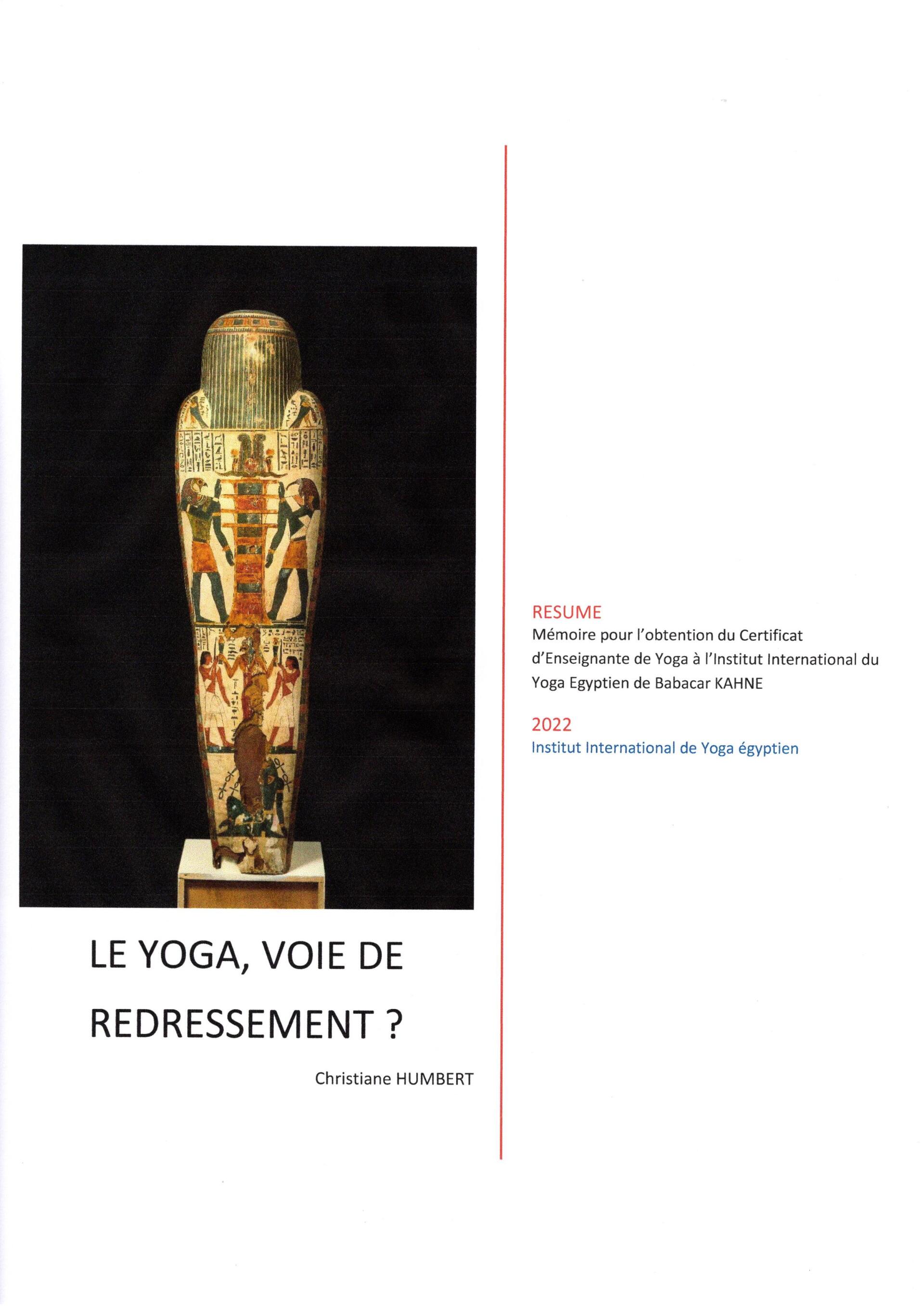 Le yoga, voie de redressement ?