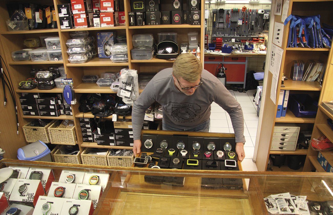 Geschäft Kasse Underwater No1 in Düsseldorf