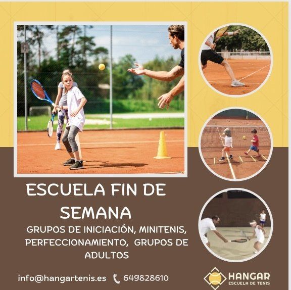 Escuela de tenis para niños los findes de semana en Alcobendas Madrid.