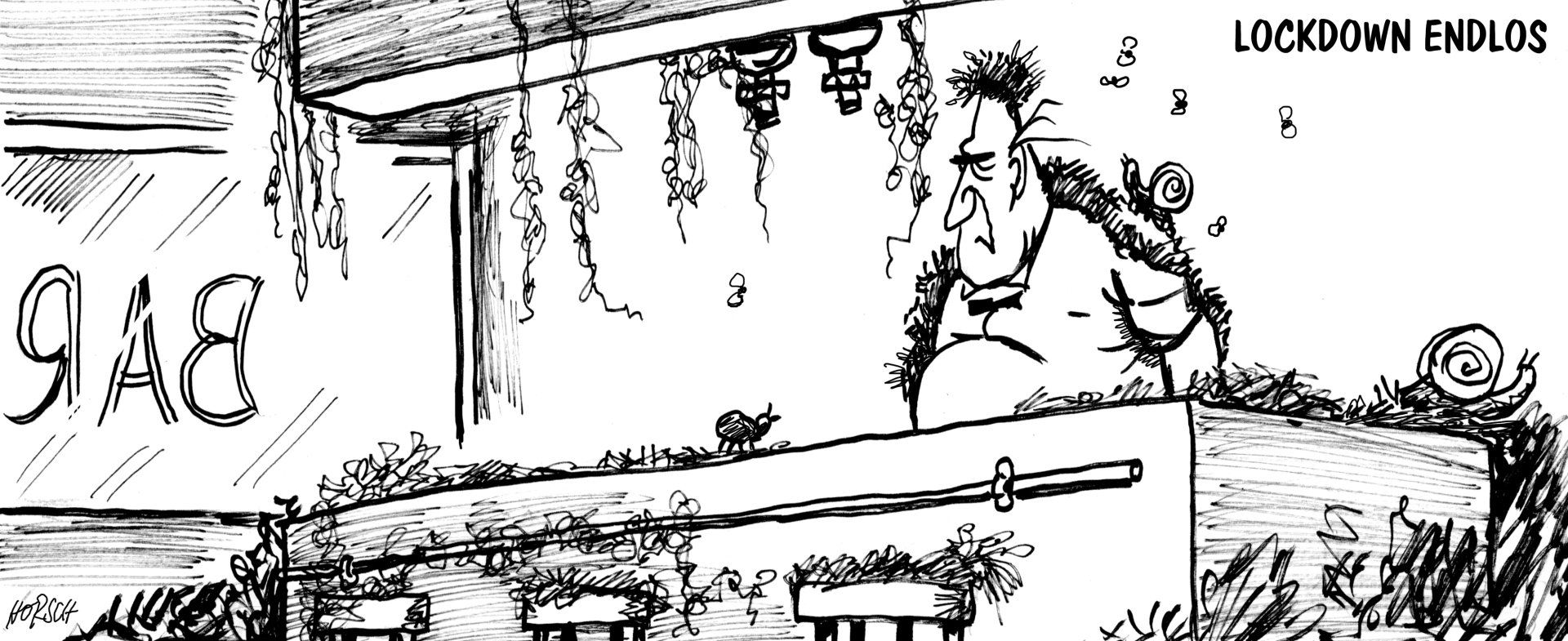 Karikatur - Wolfgang Horsch