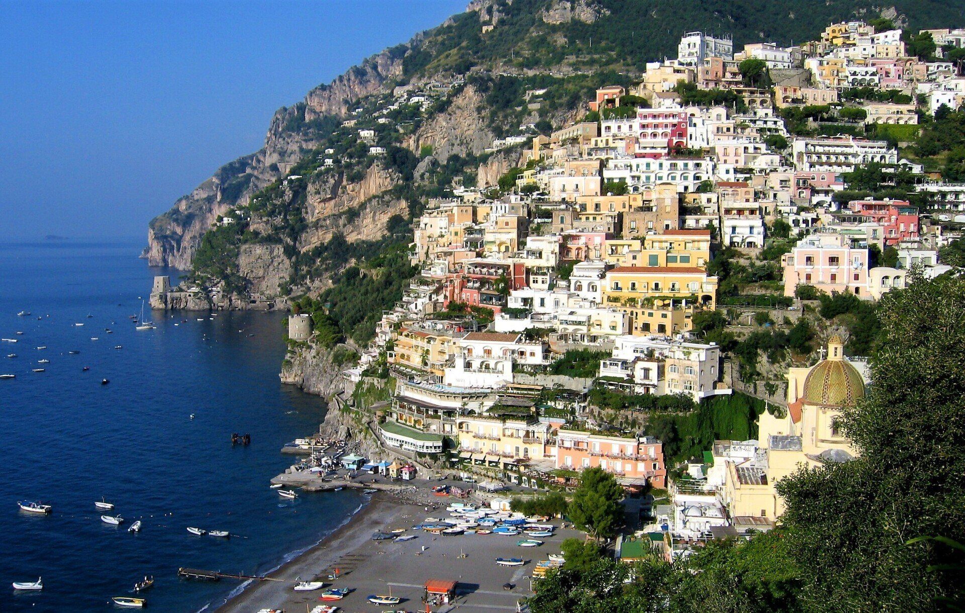 Positano - wunderschön an der Amalfi-Küste gelegen Positano